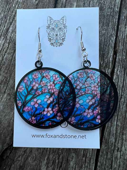 Sweet Cherry Blossom Earrings