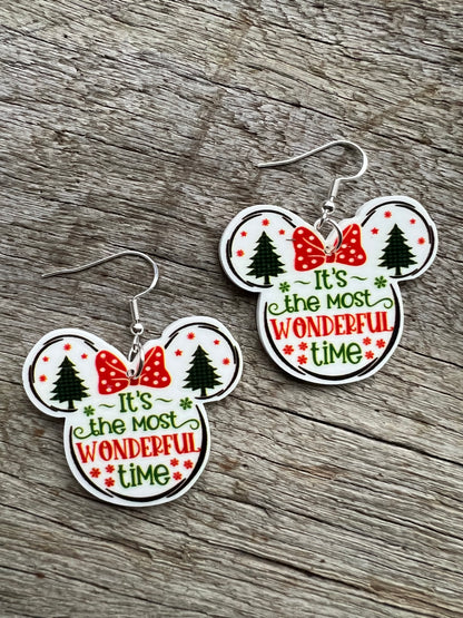 Merry Christmas Wonderful Earrings
