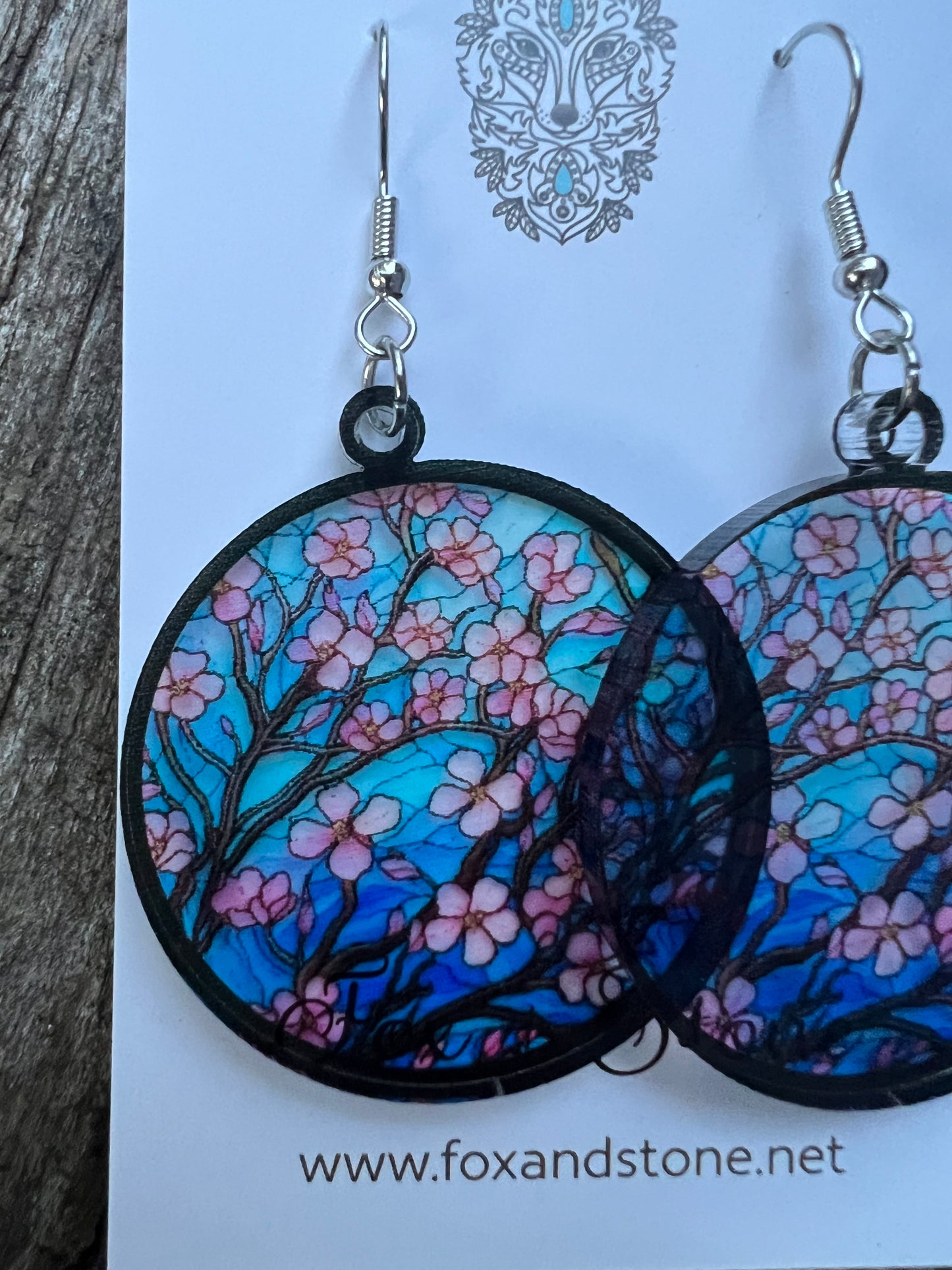 Keiko Faux Stained Glass Earrings