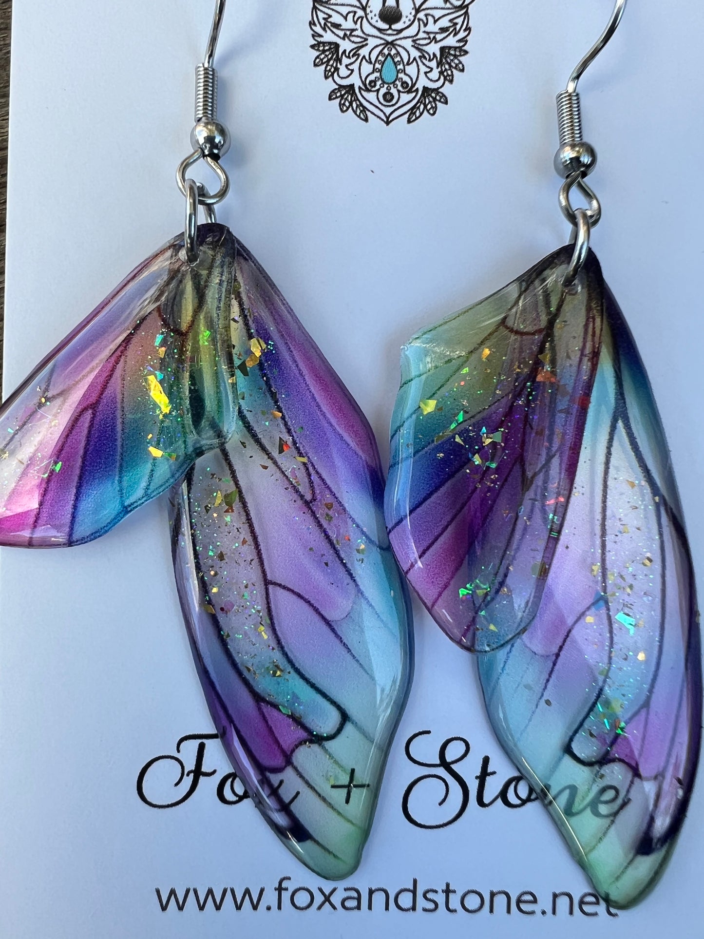 Sephia Fairy Wing/Butterfly Wing Earrings