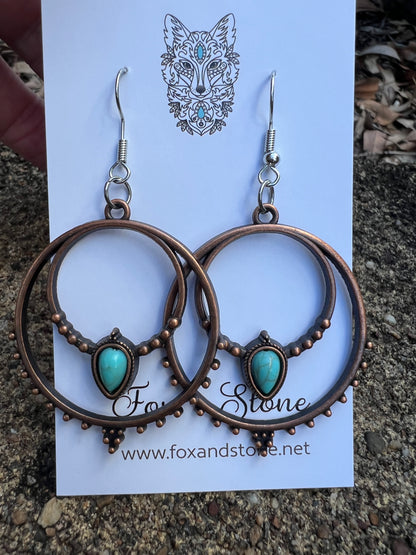 Pretty Round Kelly Earrings