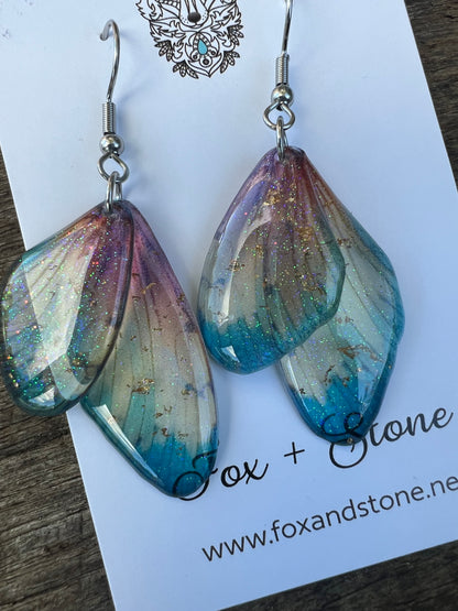 Willow Fairy Wing/Butterfly Wing Earrings