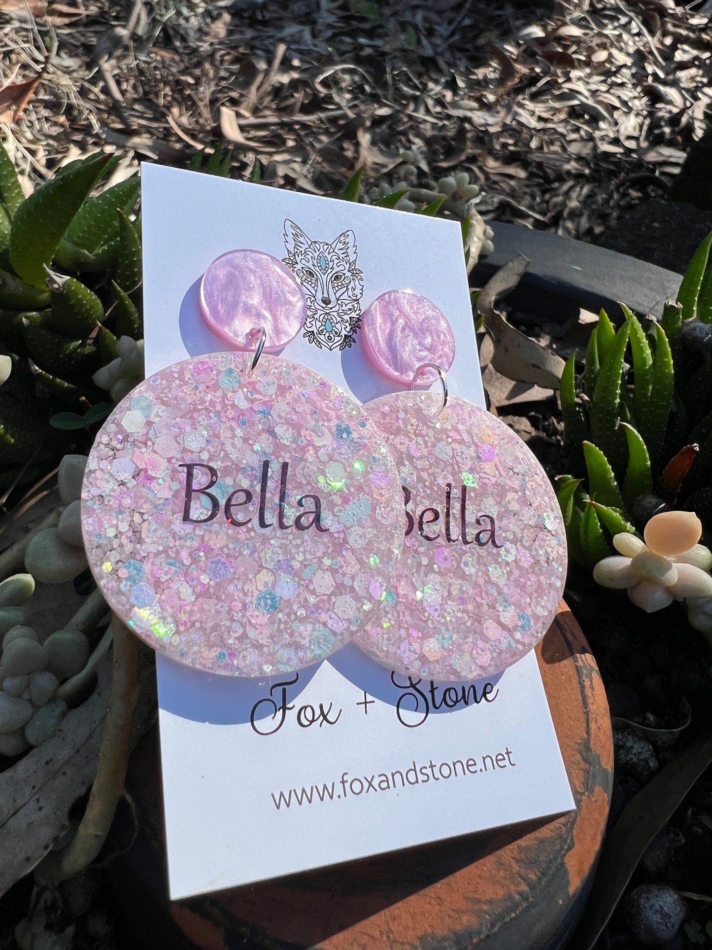 Beautiful Custom Name Earrings