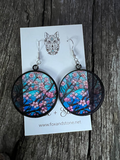 Sweet Cherry Blossom Earrings