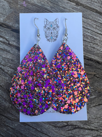 Confetti High Sparkle Large Sequin Earrings