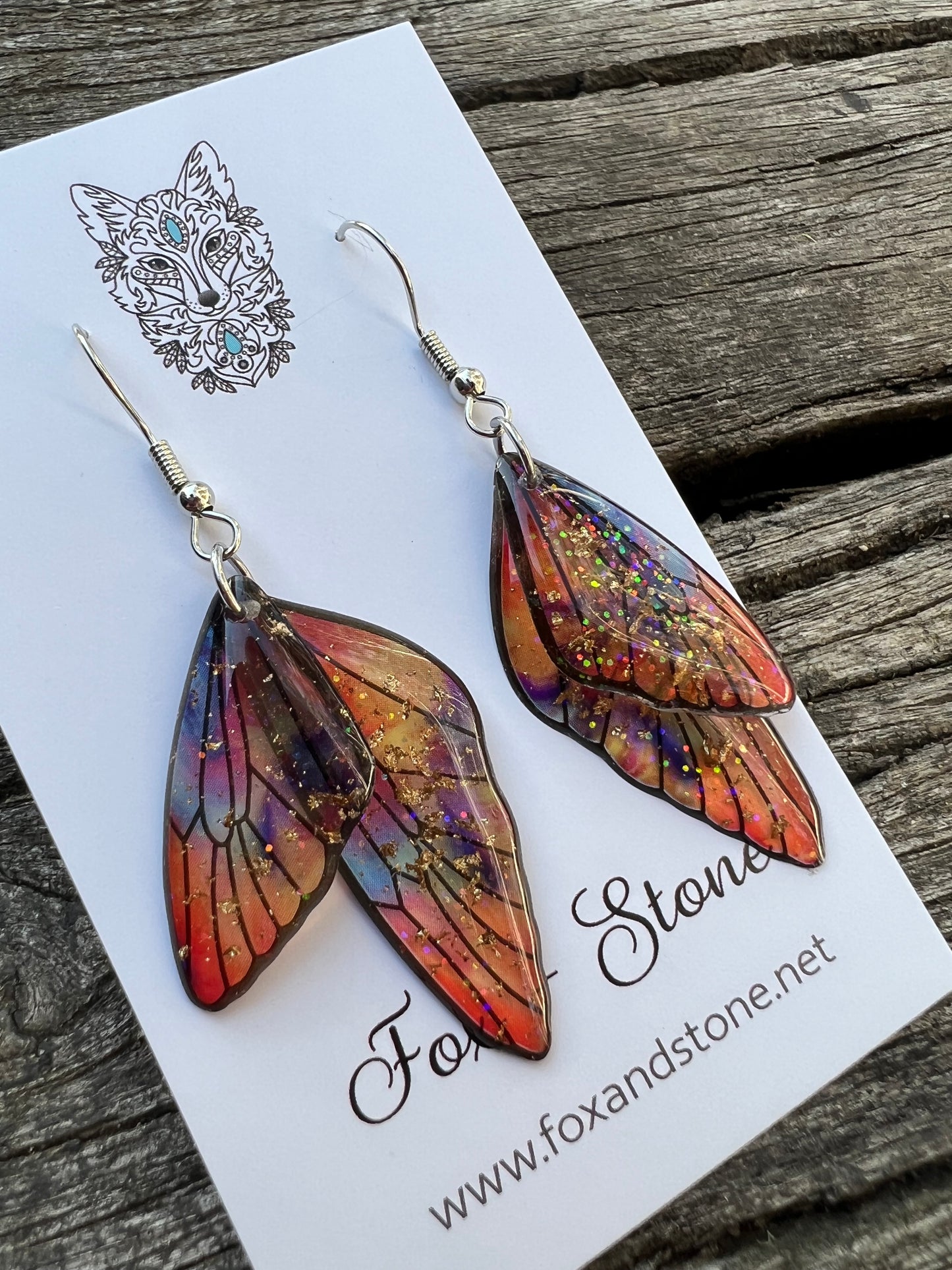 Sarria Fairy Wing/Butterfly Wing Earrings
