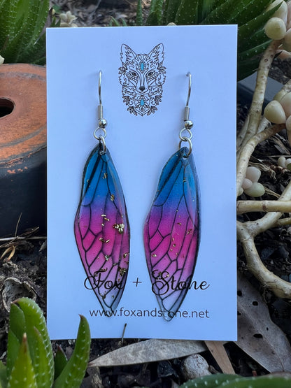Lottiee Fairy Wing/Butterfly Wing Earrings