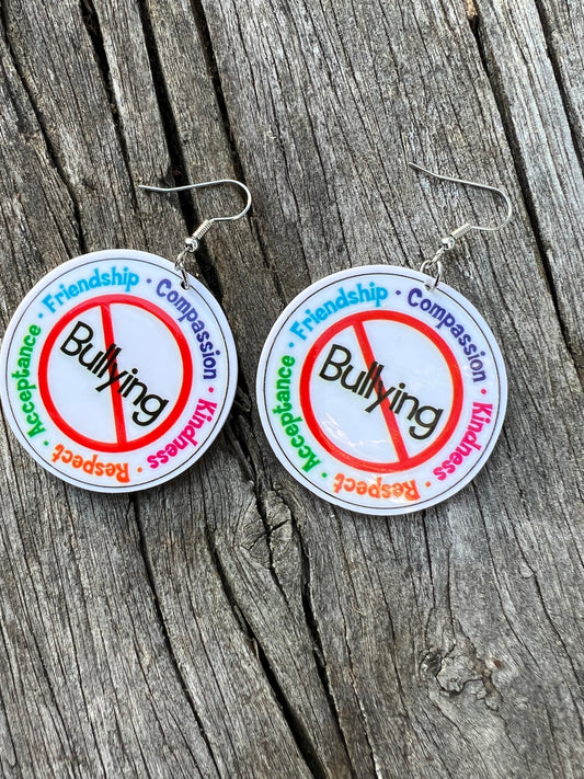 No Bullying Earrings