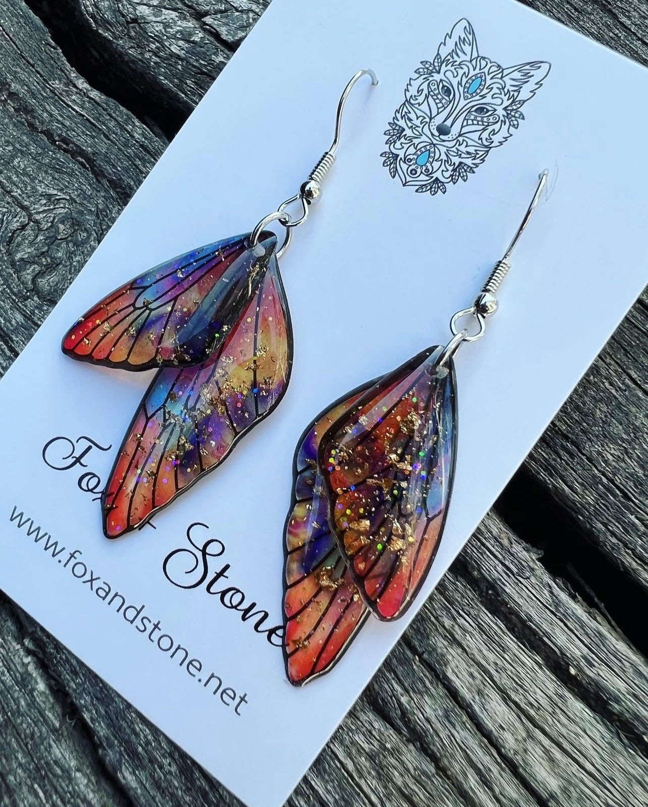 Sarria Fairy Wing/Butterfly Wing Earrings