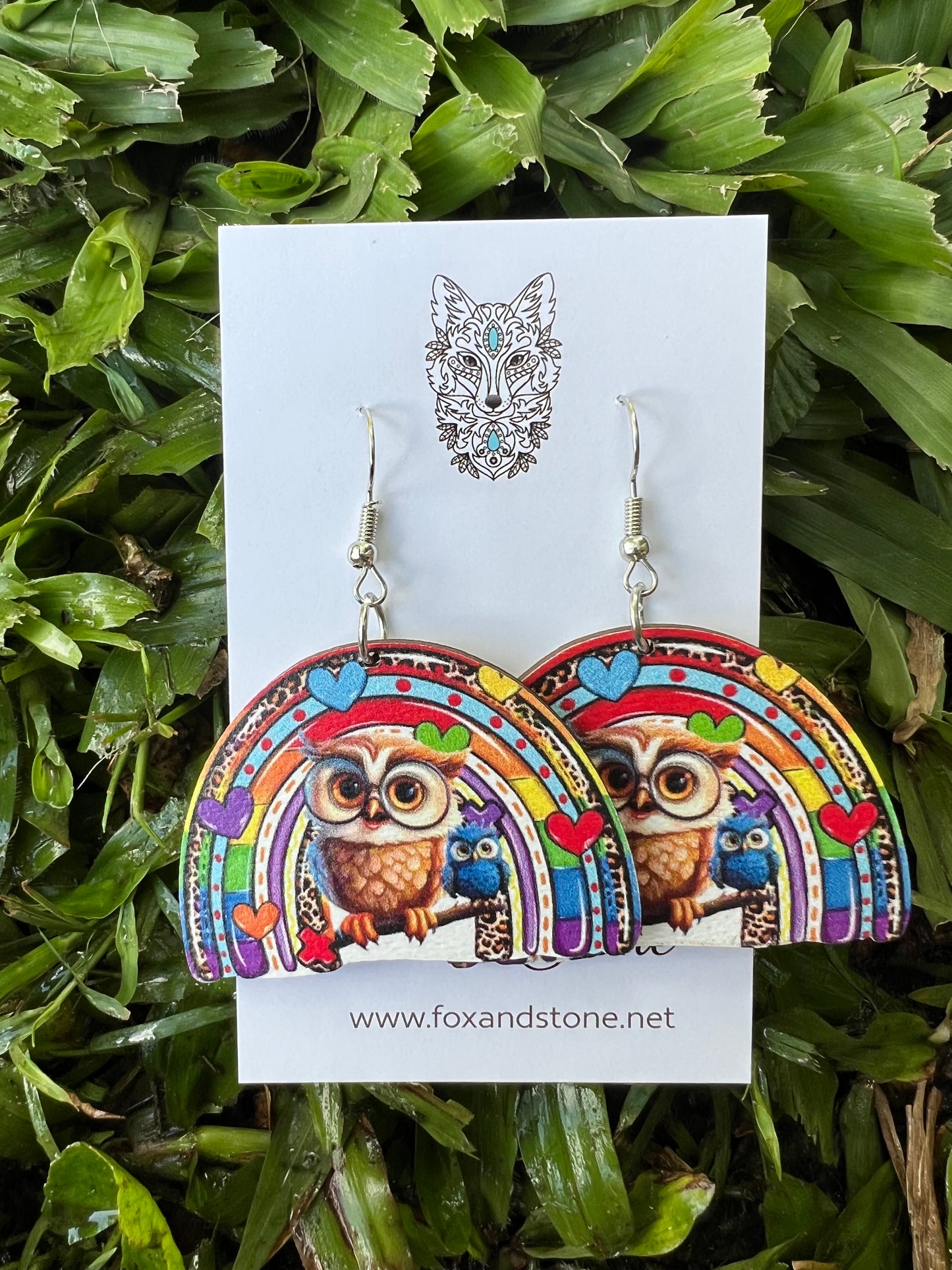 Arch Owl Earrings