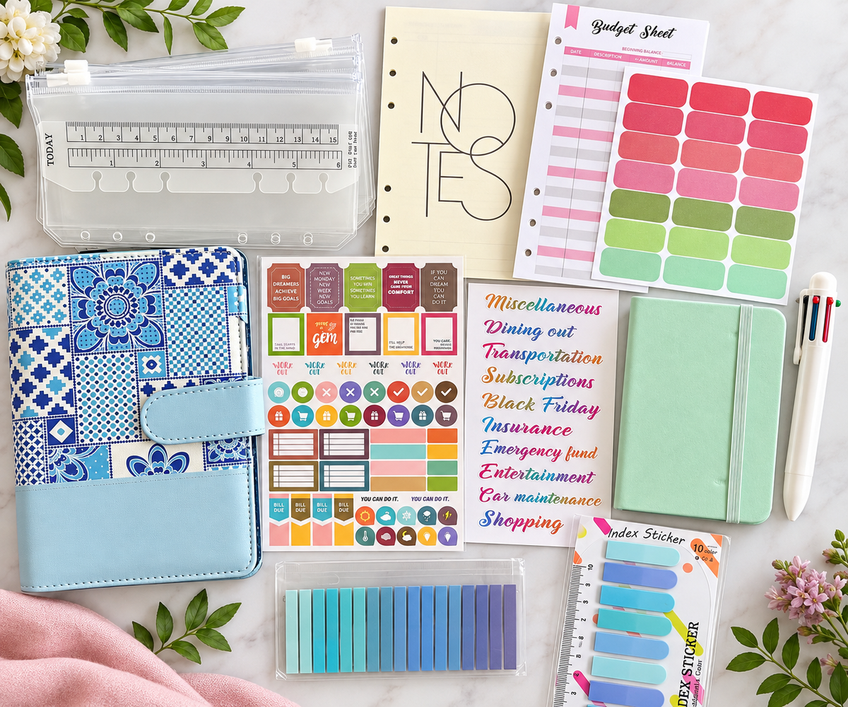 Blue Budget Binder Bundle