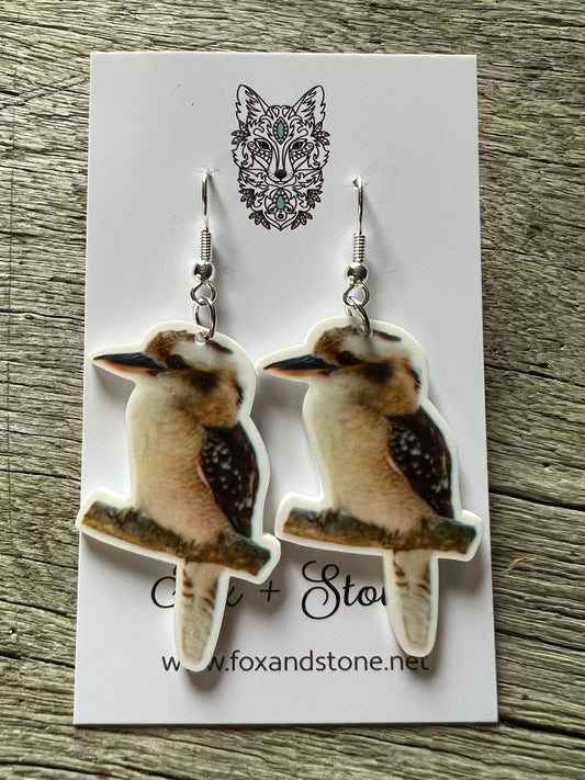 Kookaburra Bird Earrings