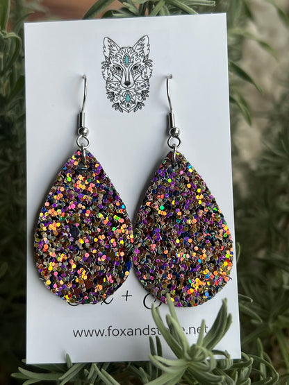 Vibrant Sequin Earrings