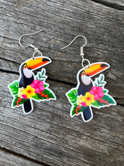 Toucan Bird Earrings