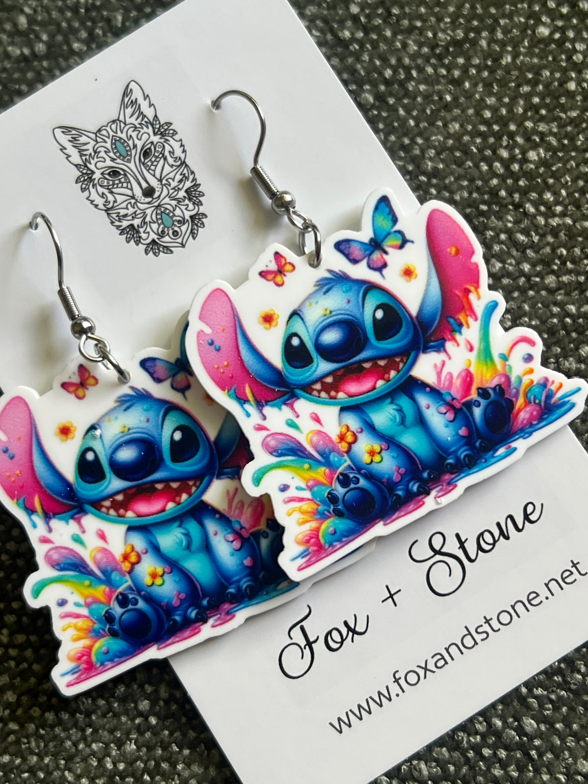 Stitch Butterfly Earrings