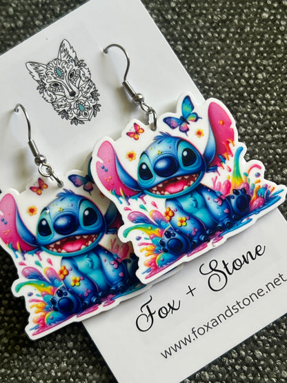 Stitch Butterfly Earrings