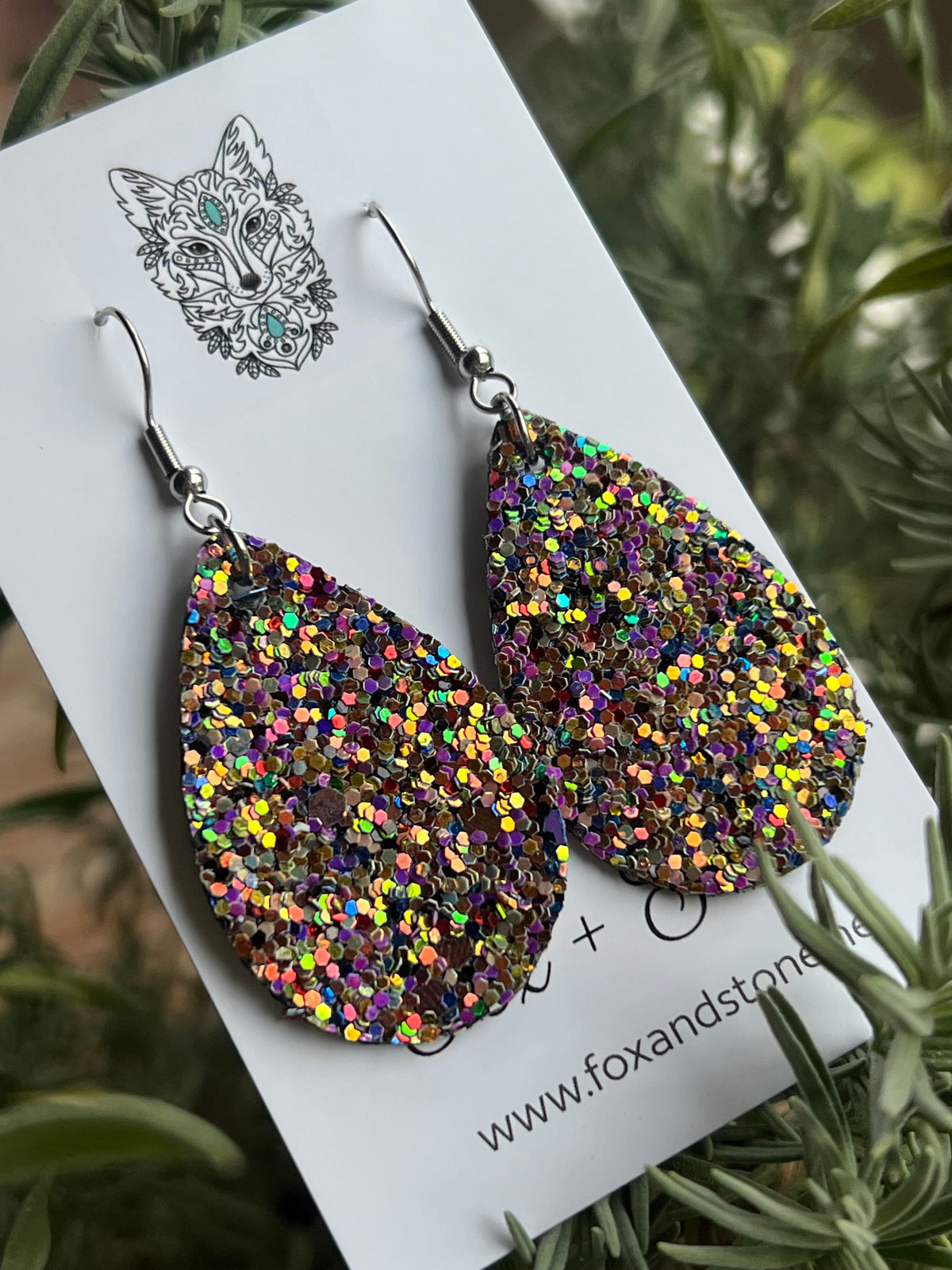 Vibrant Sequin Earrings