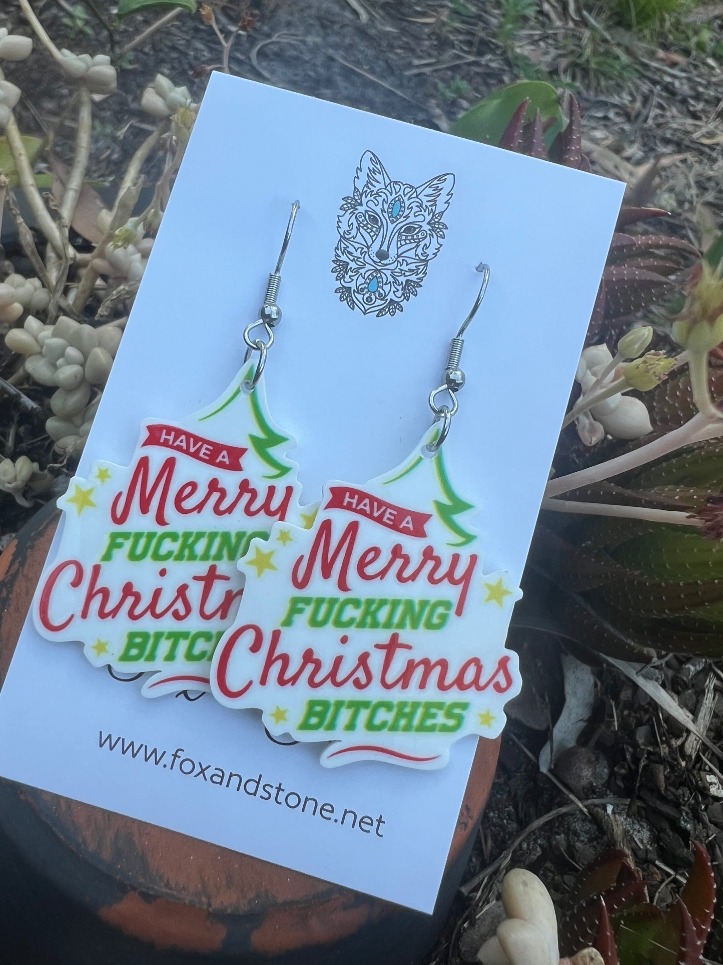 Aussie Xmas Earrings