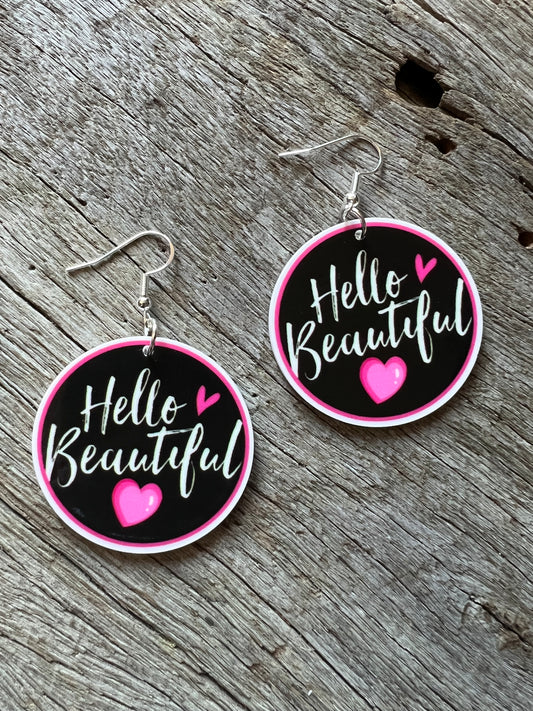 Hello Beautiful Earrings