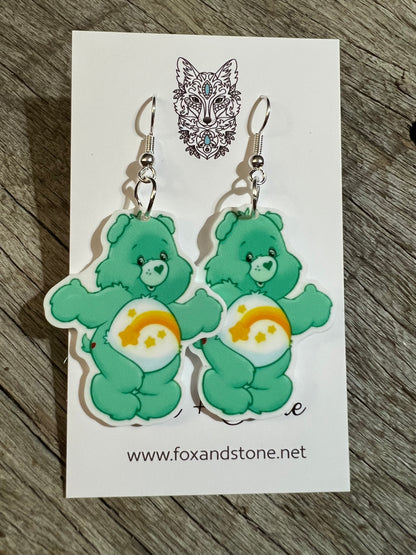 Shooting Star Bear Earrings