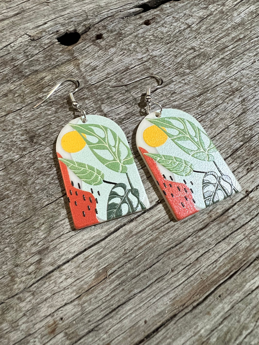 Mediterranean Palms Earrings