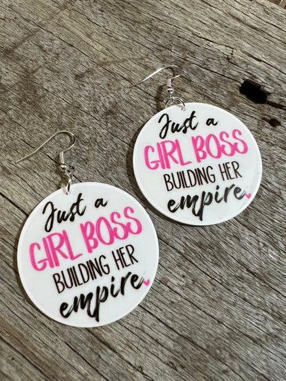 Girl Boss Earrings