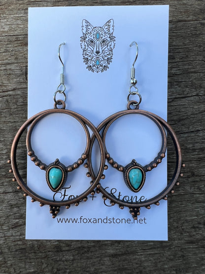 Pretty Round Kelly Earrings