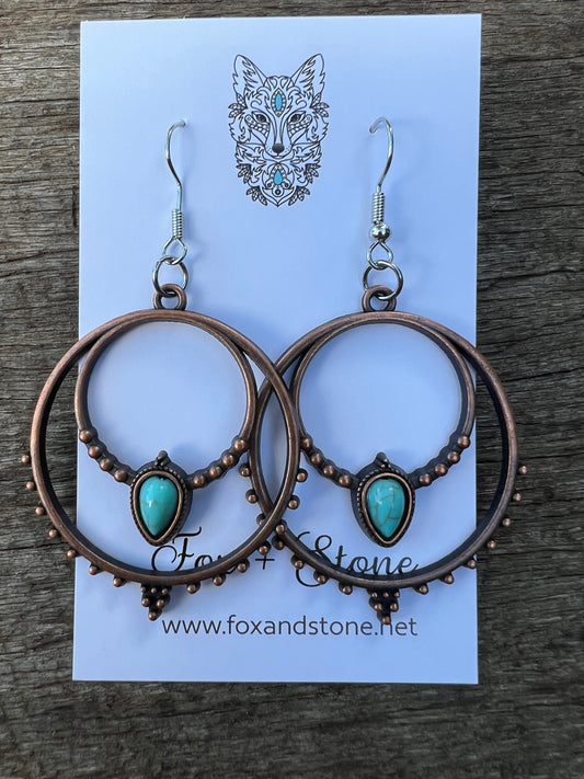 Pretty Round Kelly Earrings