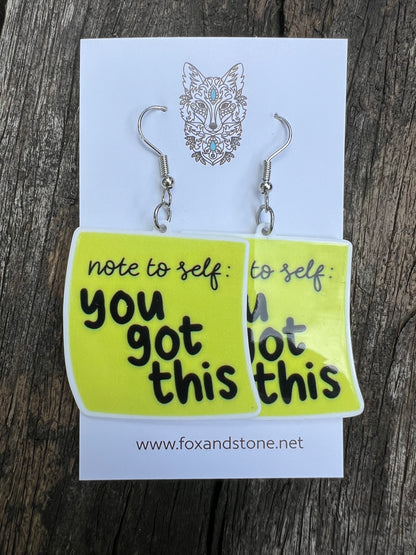 You Got This Earrings