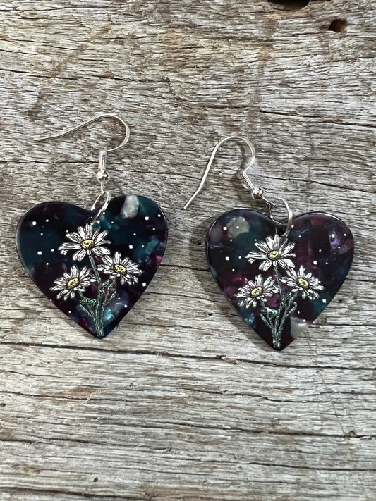 Flower Hearts Earrings