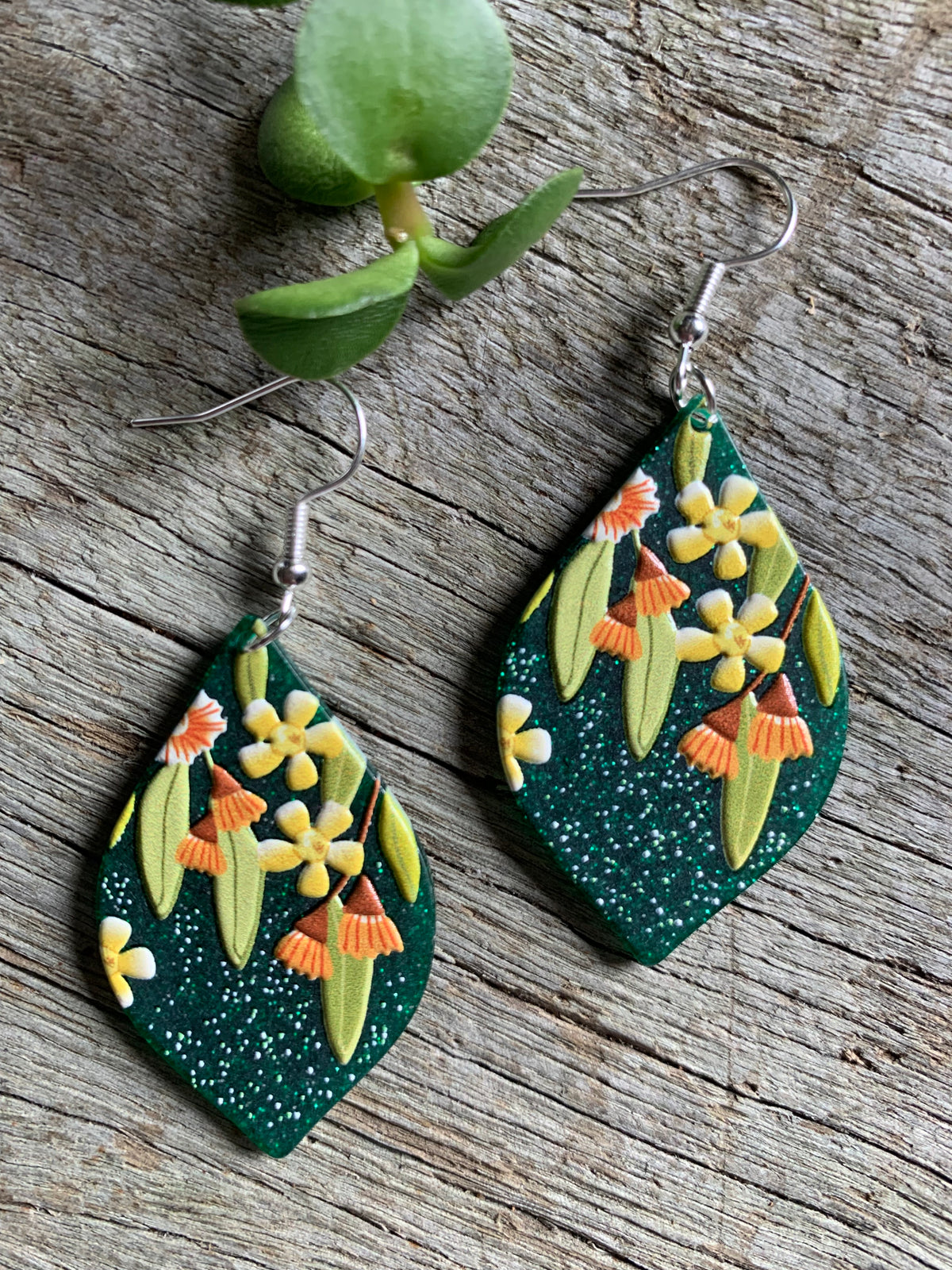 Dandelion Floral Earrings