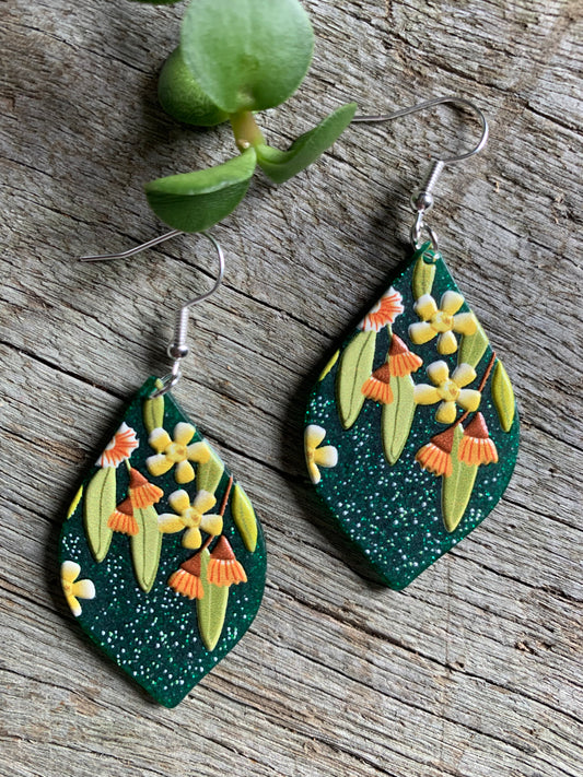 Dandelion Floral Earrings