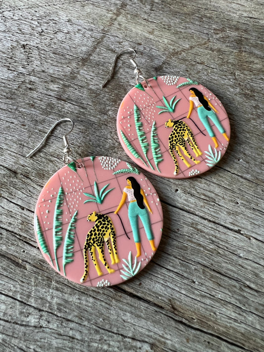 Tiger Queen Earrings