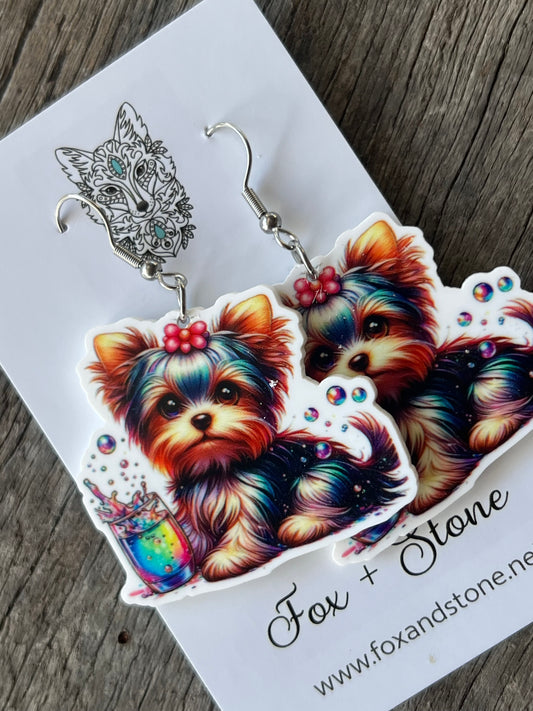 Silky Terrier Earrings