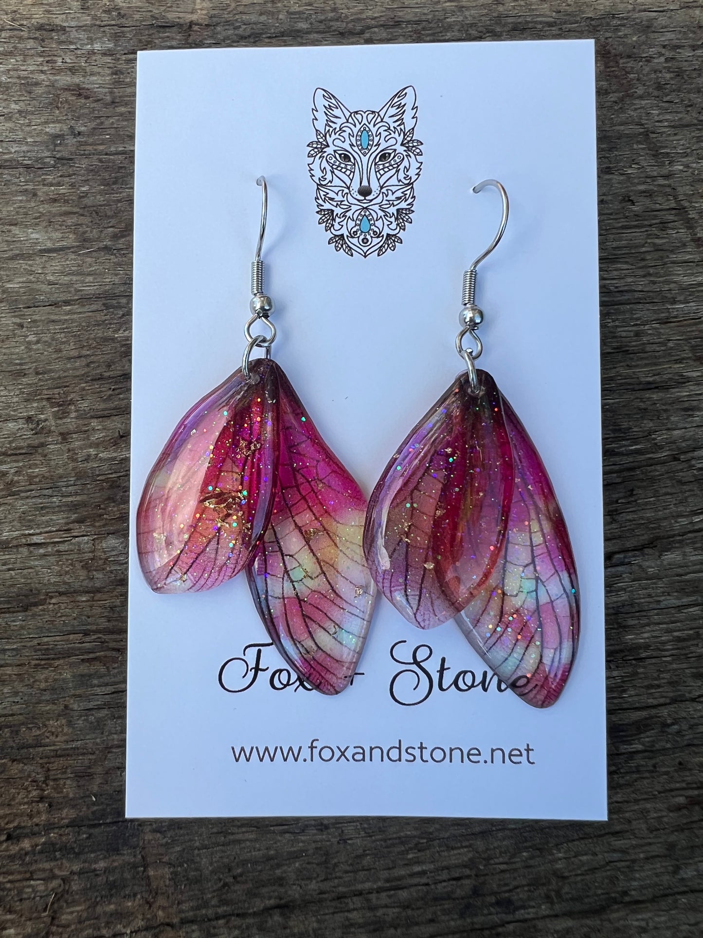 Briella Fairy Wing/Butterfly Wing Earrings