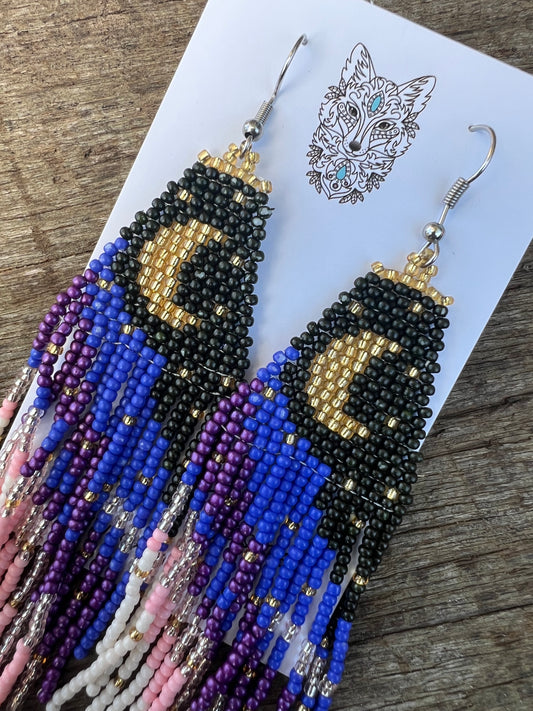 Aurora Sky Beaded Earrings