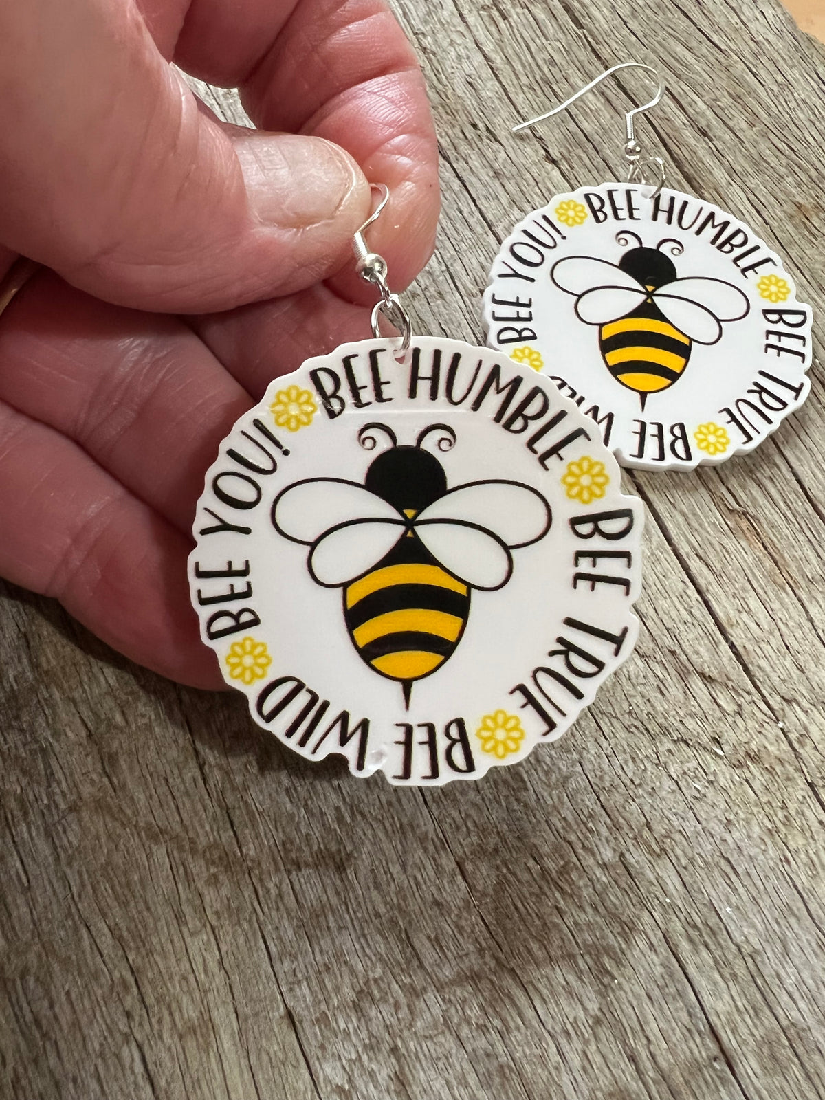 Bee Inspirational Earrings