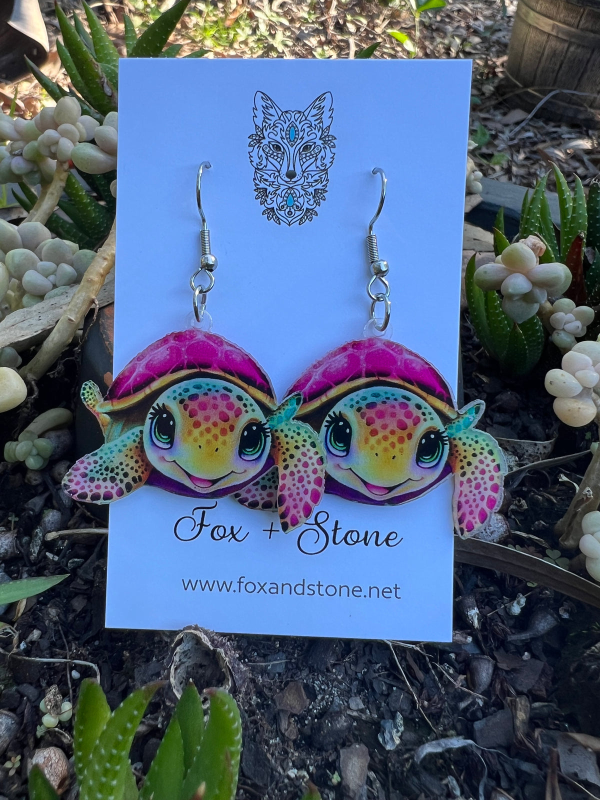 Gorgeous Turtle Earrings