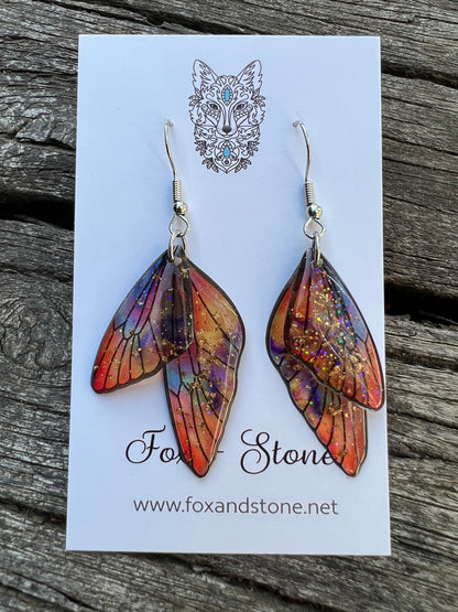 Sarria Fairy Wing/Butterfly Wing Earrings