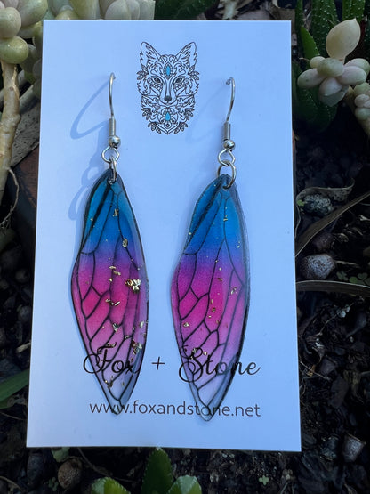 Lottiee Fairy Wing/Butterfly Wing Earrings