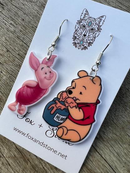 Best of Friends Pooh Earrings