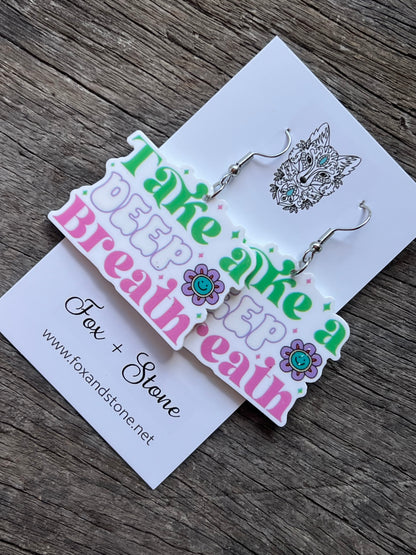 Take A Deep Breath Earrings