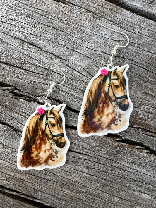 Pretty Horse Earrings