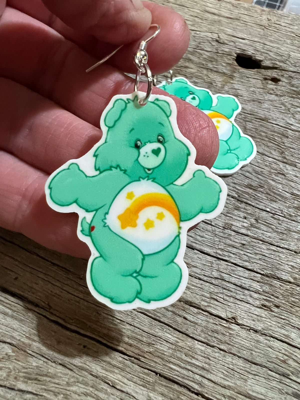 Shooting Star Bear Earrings