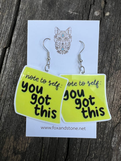 You Got This Earrings