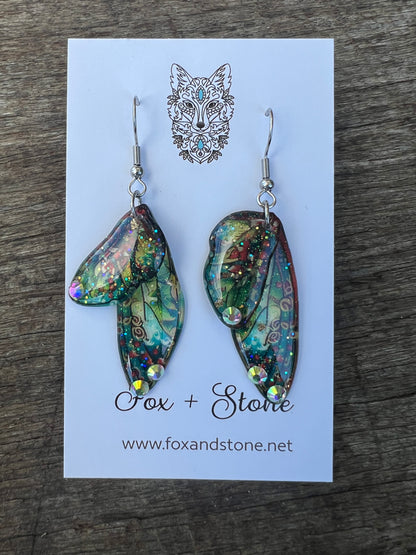 Sylvie Fairy Wing/Butterfly Wing Earrings