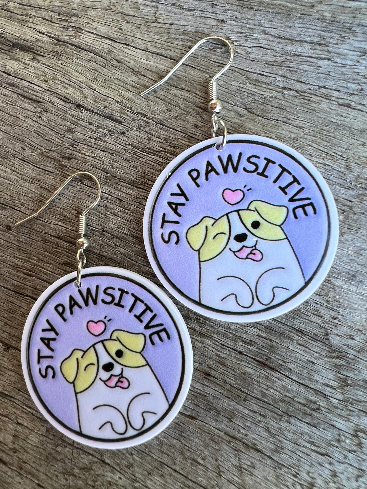 Stay Pawsitive Earrings