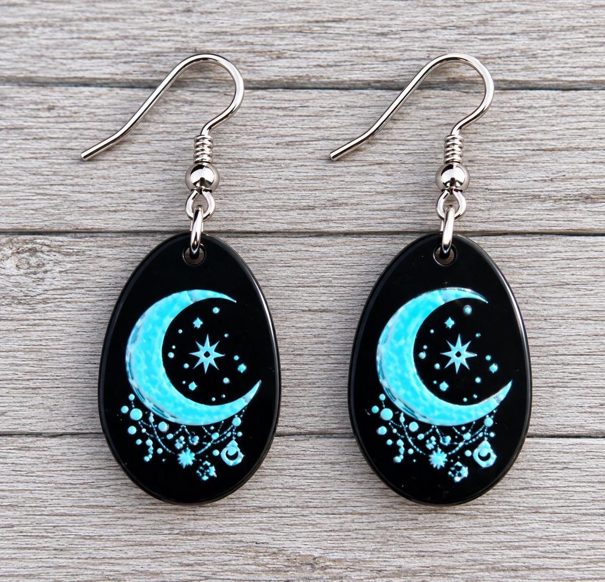 Gemini Moon Earrings