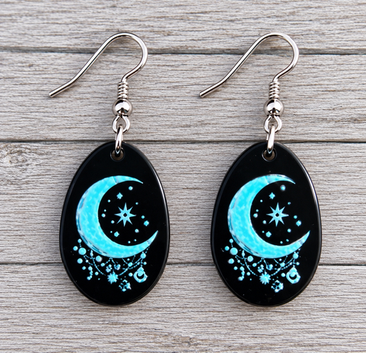 Gemini Moon Earrings