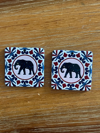 Moroccan Elephant Earrings